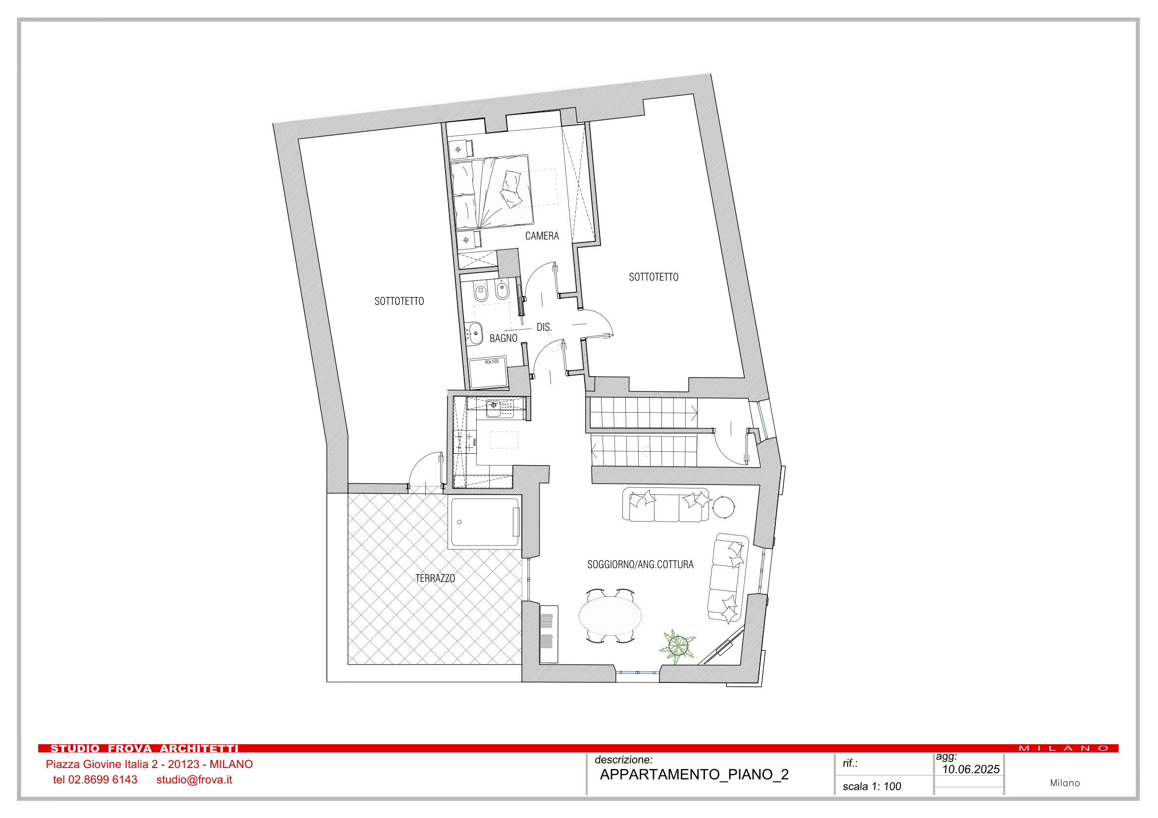 Attico Prestige Planimetria